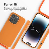 imoshion Silicone Case with Strap Apple iPhone 14 Pro - Orange
