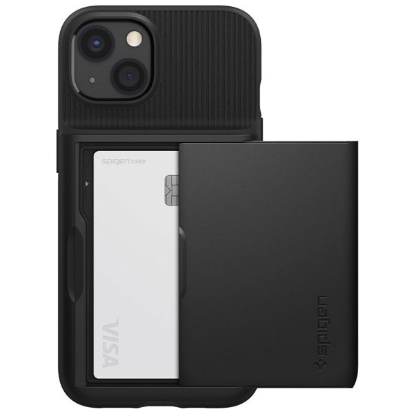 Spigen Slim Armor CS Backcover Apple iPhone 13 - Zwart
