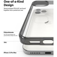 Ringke Fusion Backcover iPhone 12 (Pro) - Zwart