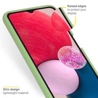 Accezz Liquid Silicone Backcover Samsung Galaxy A13 (4G) - Groen