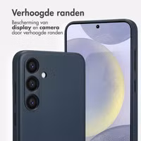 Accezz MagSafe Leather Backcover Samsung Galaxy S24 Plus - Nightfall Blue