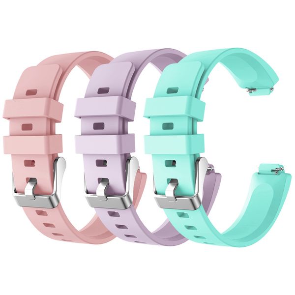 imoshion Siliconen bandje Multipack Fitbit Inspire - Roze / Paars / Turquoise