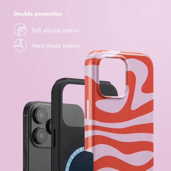 Selencia Vivid Back Cover with MagSafe Apple iPhone 16 Pro Max - Dream Swirl Pink