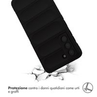 imoshion EasyGrip Backcover Samsung Galaxy S21 FE - Zwart