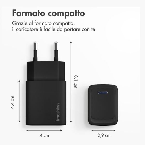 imoshion Wall Charger 20 Watt | USB-C - Zwart