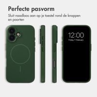 Accezz Grip Backcover met MagSafe Apple iPhone 16 - Donkergroen