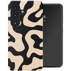 Selencia Vivid Backcover Samsung Galaxy S26 - Art Wave Black