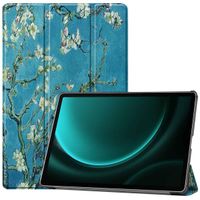 imoshion Design Trifold Bookcase Samsung Galaxy Tab S10 Plus / Tab S9 FE Plus / Tab S9 Plus - Green Plant