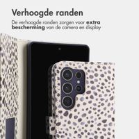 imoshion Design Bookcase Samsung Galaxy S25 Ultra - Black And White Dots