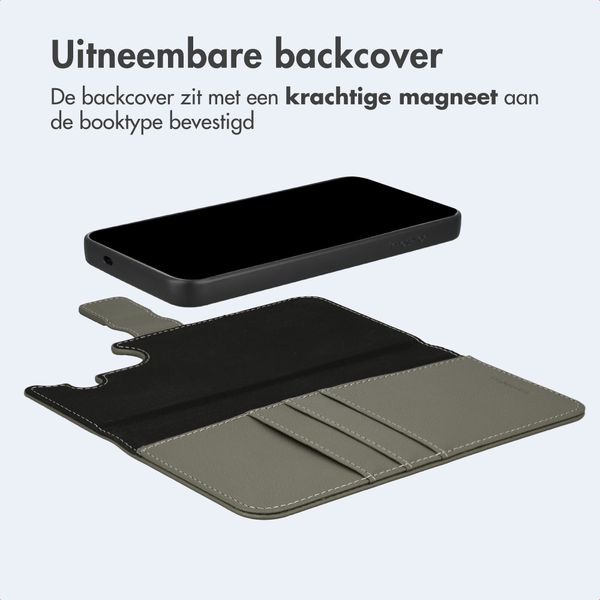 imoshion Uitneembare 2-in-1 Luxe Bookcase Samsung Galaxy S24 FE - Groen