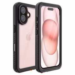 Redpepper Dot Plus Waterproof Backcover Apple iPhone 16 - Zwart