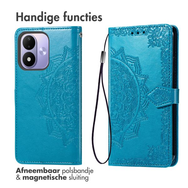 imoshion Mandala Bookcase Xiaomi Redmi Note 17 (5G) - Turquoise