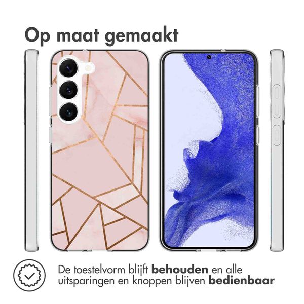 imoshion Design hoesje Samsung Galaxy S23 Plus - Pink Graphic