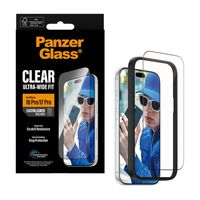 PanzerGlass Ultra-Wide Fit Anti-Bacterial Screen Protector incl. Applicator Apple iPhone 18 Pro / 17 Pro