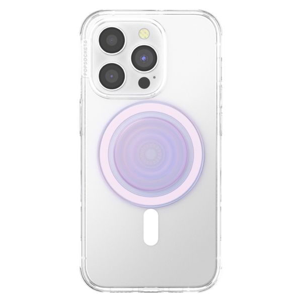 PopSockets PopGrip MagSafe Round - Opalescent Clear