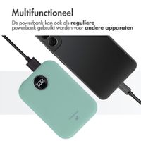 imoshion MagSafe Powerbank 10.000 mAh - Draadloze powerbank - Quick Charge en Power Delivery - Sage Green