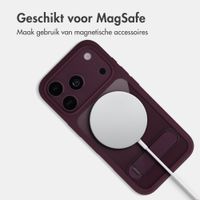 Accezz Hold Backcover met MagSafe Apple iPhone 18 Pro / 17 Pro - Dark Cherry