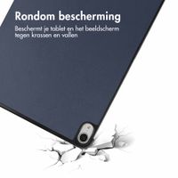 imoshion Trifold Bookcase Apple iPad Air 11 inch (2025) M3 / (2024) M2 / Air 5 (2022) / Air 4 (2020) - Donkerblauw