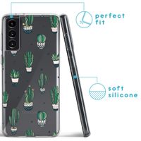 imoshion Design hoesje Samsung Galaxy S21 - Cactus - Groen