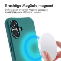imoshion Color Backcover met afneembaar koord MagSafe Apple iPhone 16 - Donkergroen