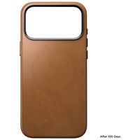 Nomad Traditional Leather Backcover met MagSafe Apple iPhone 18 Pro Max - English Tan