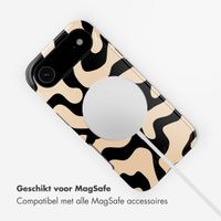 Selencia Vivid Backcover met MagSafe Apple iPhone Air - Art Wave Black