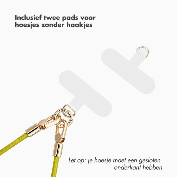 Selencia Universeel Polskoord met 2 haken - Olive Dust