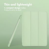 Accezz Smart Silicone Bookcase Apple iPad 6 (2018) 9.7 inch / iPad 5 (2017) 9.7 inch - Lichtgroen