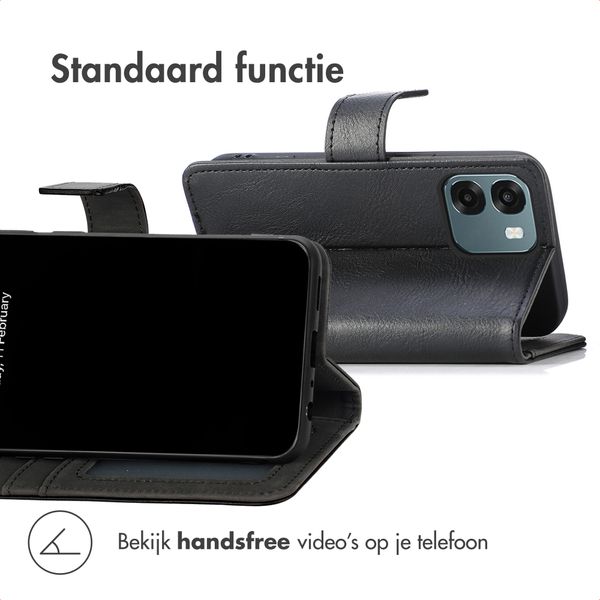imoshion Luxe Bookcase Oppo A6 (5G) - Zwart