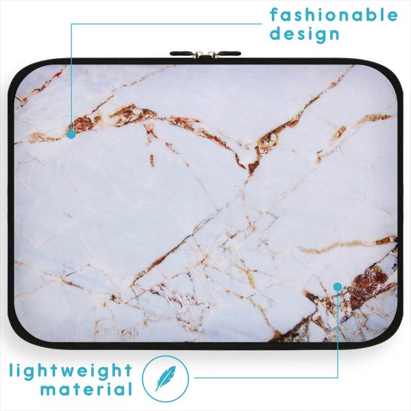 imoshion Universele Design Sleeve 13 inch - White Marble