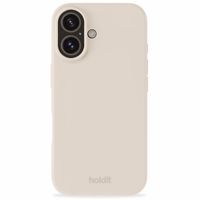 Holdit Silicone Case iPhone 16 - Light Beige