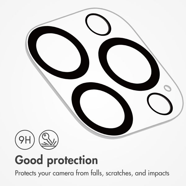 imoshion Camera Protector Glass 2-pack Apple iPhone 16 Pro - Black