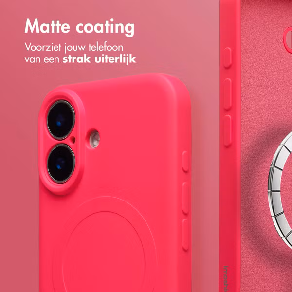 imoshion Color Backcover met MagSafe Apple iPhone 17 - Neon Pink