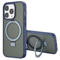 Accezz Ring Stand Backcover met MagSafe iPhone 14 Pro - Blue