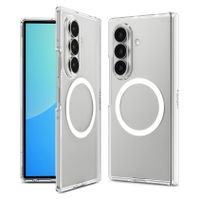 Spigen Ultra Hybrid Pro MagFit Backcover Samsung Galaxy Z Fold 8 - Clear / White
