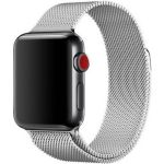 WiWu Milanese band Apple Watch Series 1 t/m 9 / SE (38/40/41 mm) | Series 10 (42 mm) - Zilver