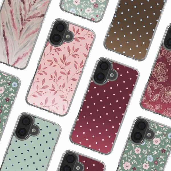 imoshion Design hoesje Apple iPhone 16 - Berry Love