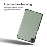 imoshion Trifold Bookcase Samsung Galaxy Tab A11 / A9 8.7 inch - Lichtgroen
