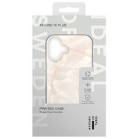 iDeal of Sweden Fashion Backcover iPhone 16 Plus - Rose Pearl Marble