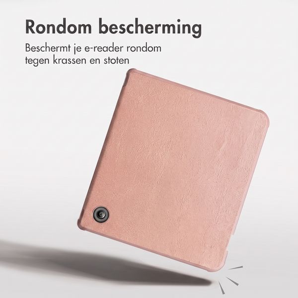 imoshion Vouwbare Bookcase Kobo Libra Colour - Rosé Goud