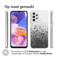 imoshion Design hoesje Samsung Galaxy A23 (5G) - Spetters - Zwart