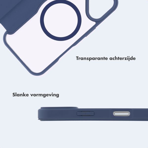 imoshion Transparante Bookcase met MagSafe Apple iPhone 17 - Blauw