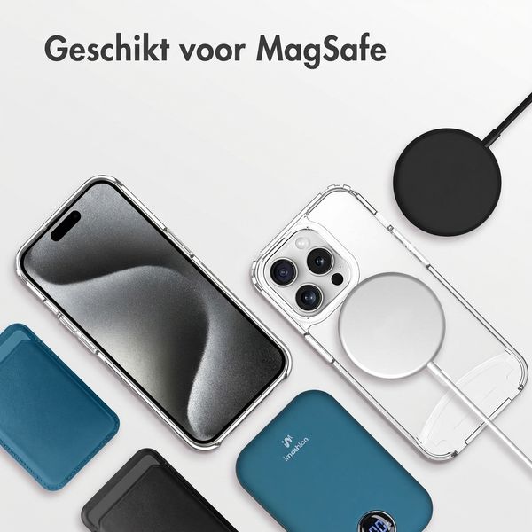 imoshion MagSafe Backcover met afneembaar koord Apple iPhone 15 Pro - Transparant