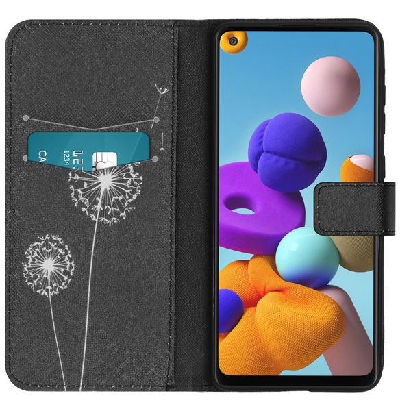 imoshion Design Softcase Bookcase Samsung Galaxy A21s - Dandelion