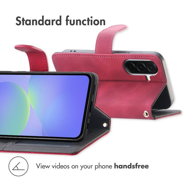 imoshion Bookcase with Strap Samsung Galaxy A37 (5G) - Red