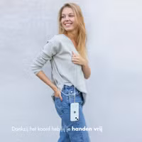 imoshion Universeel telefoonkoord + polsbandje - Parels