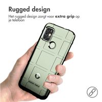 imoshion Rugged Shield Backcover Motorola Moto G30 / G20 / G10 (Power) - Donkergroen