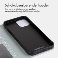 imoshion Design Bookcase Apple iPhone 13 - Smoke Green Flowers