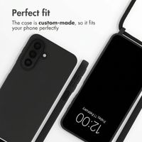imoshion Silicone Case with Strap Samsung Galaxy A27 (5G) - Black