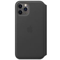 Apple Leather Folio Bookcase iPhone 11 Pro - Black